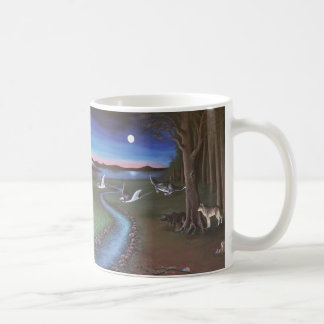 Mug Méduse volante à travers la mule du paysage