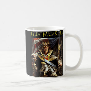 Mug Mega King USA Flag Fier Ultra Maga Trump