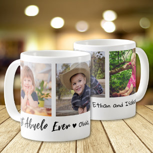 Mug Meilleur Abuelo Ever Petits-enfants 3 Collage phot