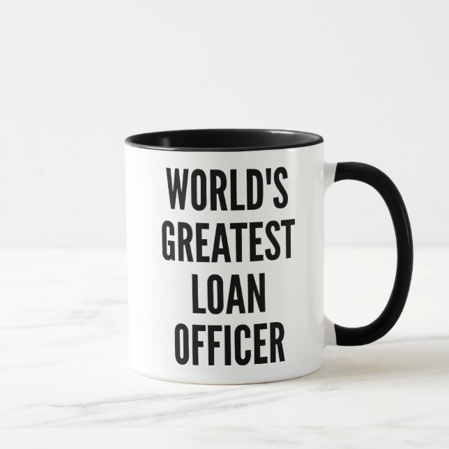 Mug Meilleur agent de prêt au monde (Droite)