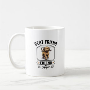Mug Meilleur ami Alfie Conception amateur de chien vin
