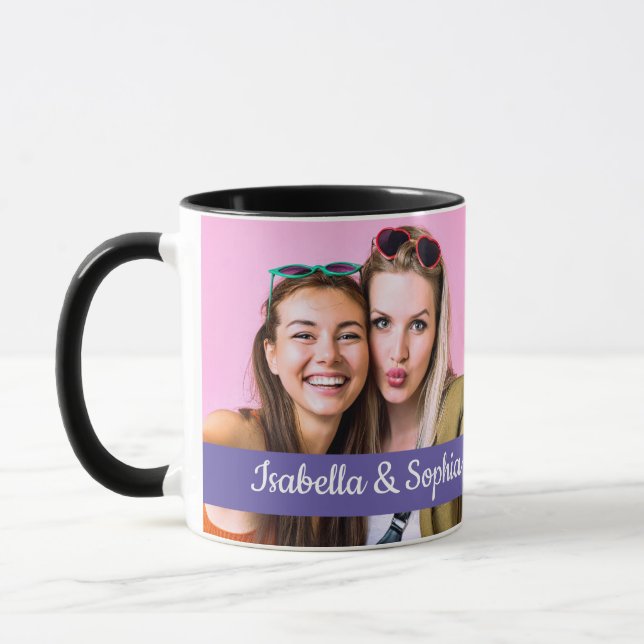 Mug Meilleur Ami Depuis moderne deux images modèle BFF (Gauche)