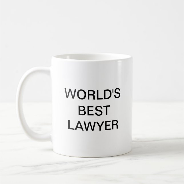 Mug Meilleur avocat du monde (Gauche)