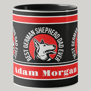Mug Meilleur berger allemand personnalisé papa jamais