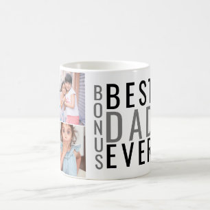 Mug Meilleur Bonus personnalisé Papa Jamais 6 Collage 