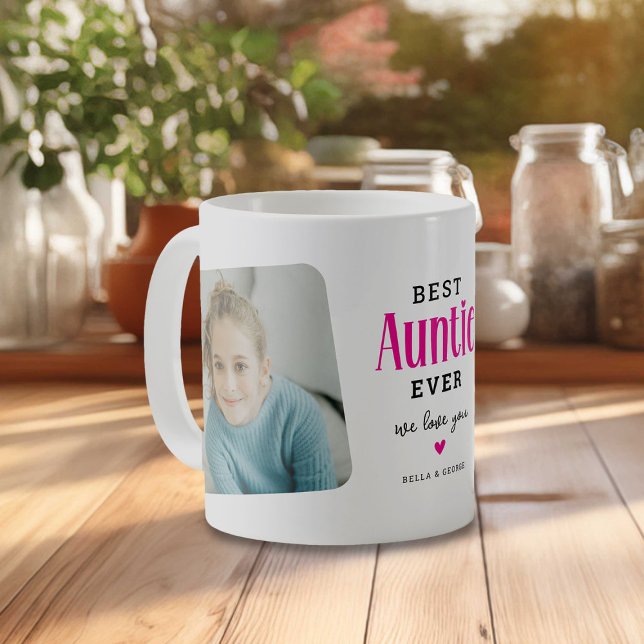 Mug Meilleur cadeau AUNTIE Ever 2 Photo Cute (Créateur téléchargé)