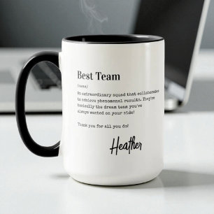 Mug Meilleur cadeau de remerciement d'équipe pour appr