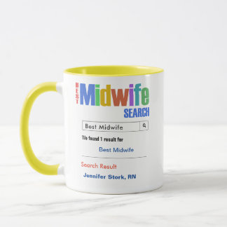 Mug Meilleur cadeau de sage-femme sur mesure