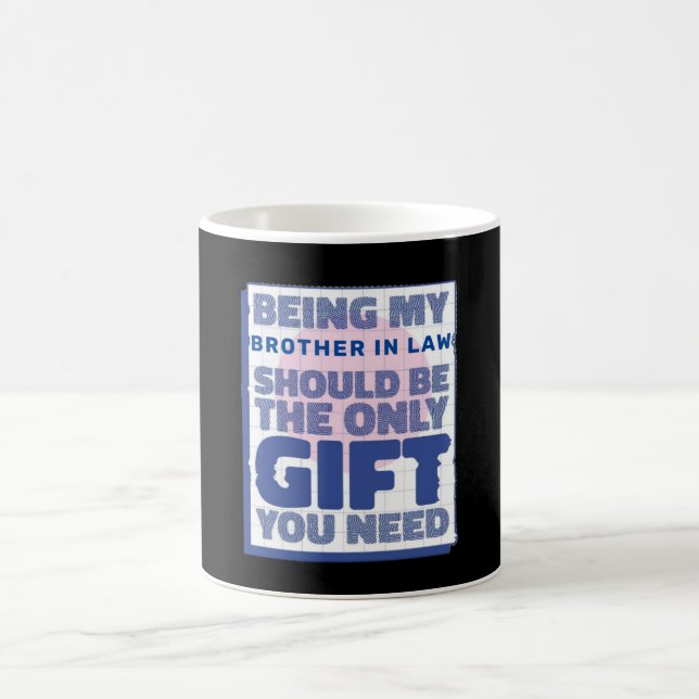 Mug Meilleur cadeau drôle pour Frère en droit (Centre)