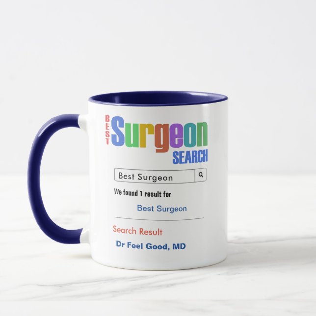 Mug Meilleur cadeau fait sur commande drôle de (Gauche)