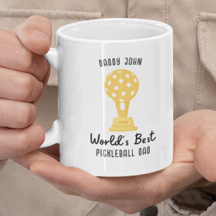 Mug Meilleur cadeau papa de Pickleball dans le monde d