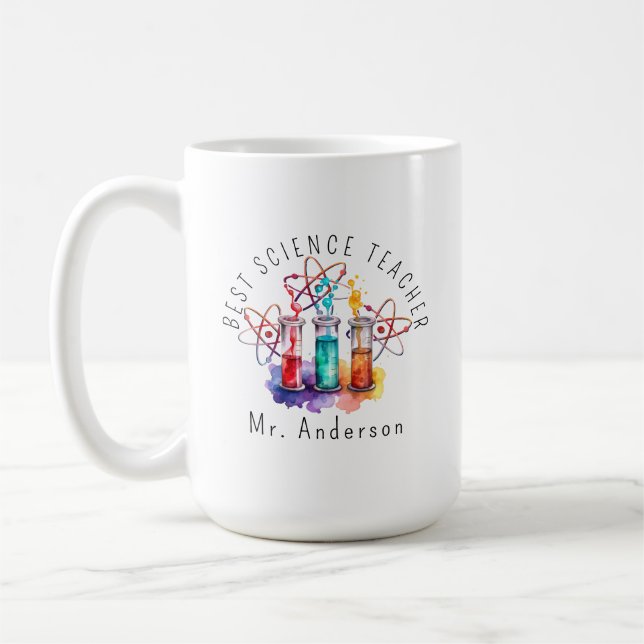 Mug Meilleur Cadeau pour Professeur de Science (Gauche)