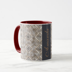 Mug Meilleur café à deux tons Classy personnalisé, tas