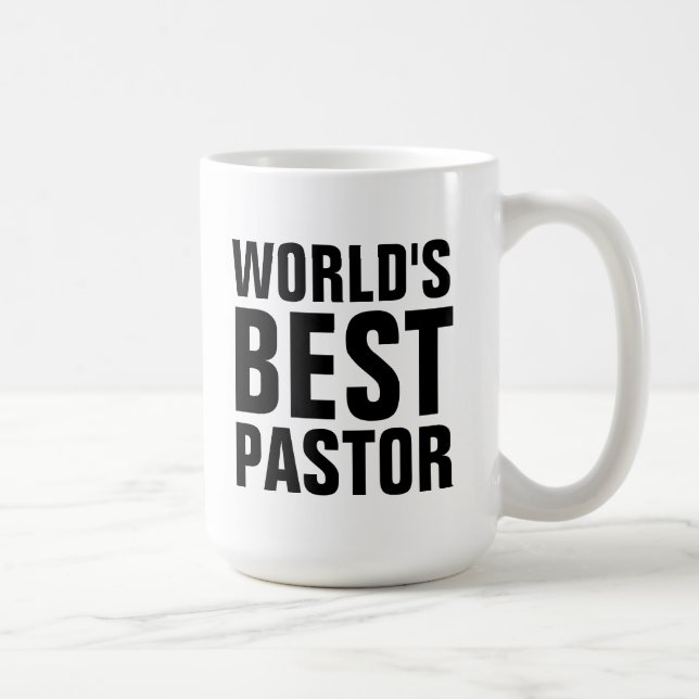 MUG MEILLEUR CAFÉ PASTOR DU MONDE (Droite)