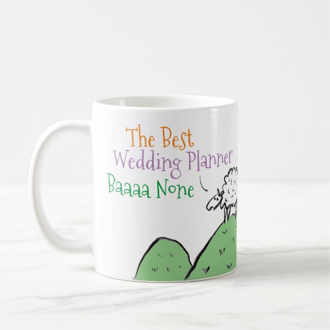 Mug Meilleur café Wedding planner (Gauche)