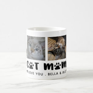 Mug MEILLEUR CAT MOM JAMAIS Empreinte de patte Photo C