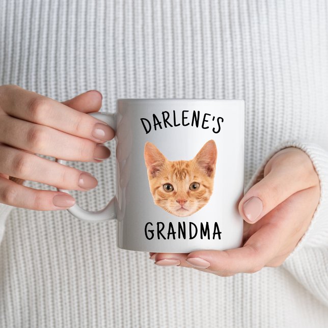 Mug Meilleur Chat Grandma Cadeaux Personnalisé Tête De (Créateur téléchargé)