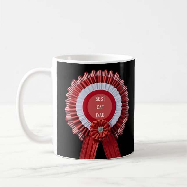 Mug Meilleur chat Papa Propriétaire d'animal de compag (Gauche)