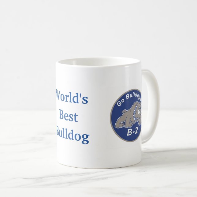 Mug Meilleur chien de taureau du monde (Devant droit)