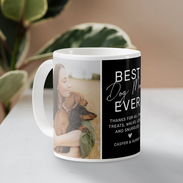 Mug Meilleur Chien Maman Ever 2 Photo (Créateur téléchargé)
