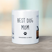 Meilleur chien maman | Texte manuscrit de deux pho