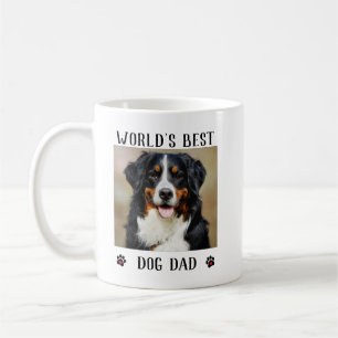 Mug Meilleur chien papa Empreintes de pattes du monde 