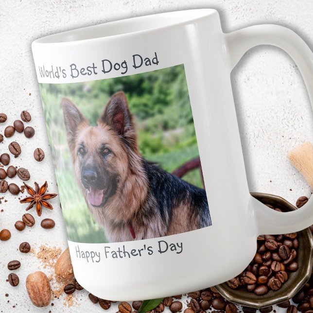 Mug Meilleur Chien Papa - Fête des pères - Photo pour  (Créateur téléchargé)
