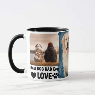 Mug Meilleur Chien Papa Jamais Personnalisé Photo Mode