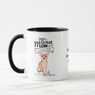 Mug MEILLEUR CHIHUAHUA CHIHUA CHIHUA MOM Fun personnal