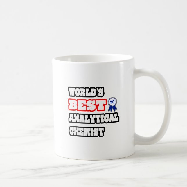 Mug Meilleur chimiste analytique au monde (Droite)
