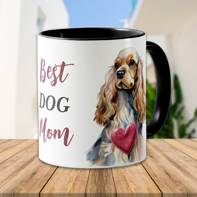 Mug Meilleur Cocker Spaniel Chien Maman (Créateur téléchargé)