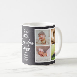 Mug Meilleur Collage De Photos De Grand-Père Ever 8 Pe