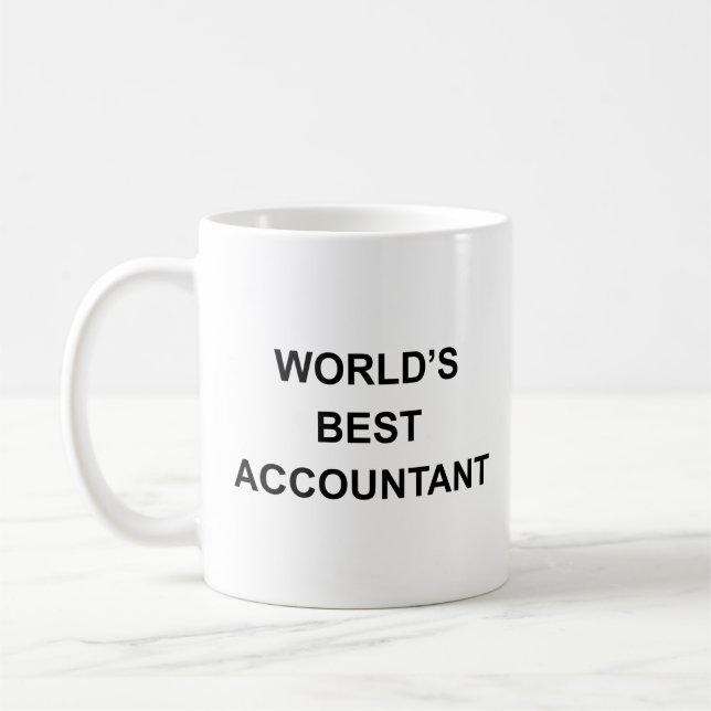 Mug Meilleur comptable du monde (Gauche)