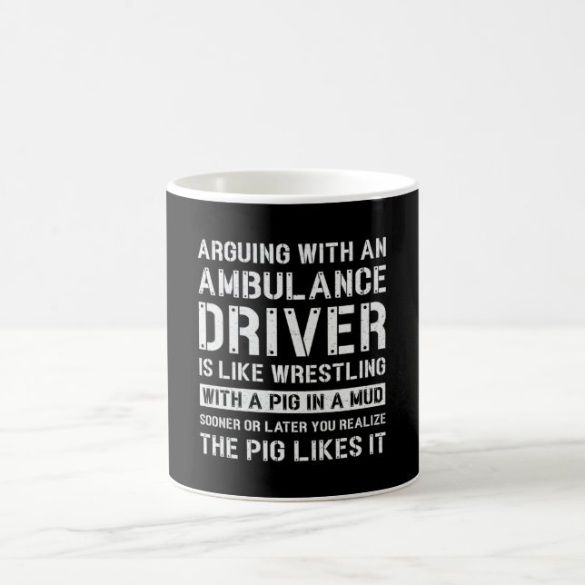 Mug Meilleur Conducteur Ambulance Paramètre Emt Ems D' (Centre)