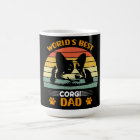 Meilleur Corgi Papa du monde drôle