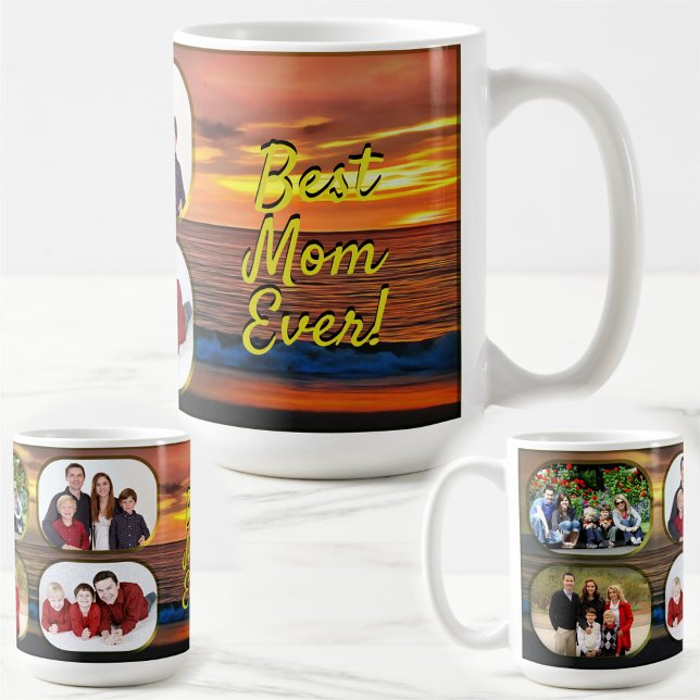 Mug Meilleur coucher de soleil de maman 1577 (Créateur téléchargé)