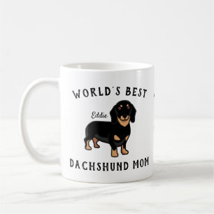 Mug Meilleur Dachshund Maman Nom personnalisé de chien