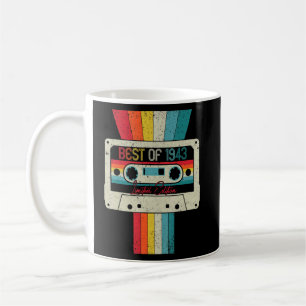 Mug Meilleur De 1943 Cassette Retro Vintage 1943 Anniv