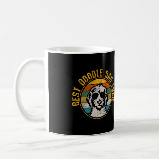 Mug Meilleur Doodle Papa Jamais - Chien Vintage Doodle