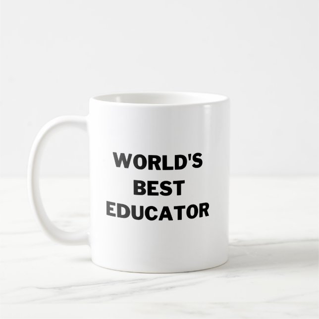 Mug Meilleur éducateur au monde (Gauche)