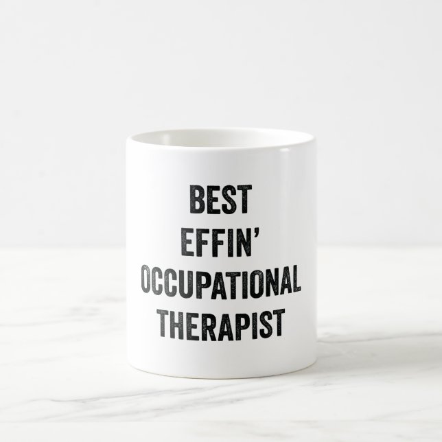 Mug Meilleur Effin' ergothérapie (Centre)