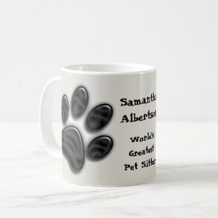 Mug Meilleur Empreinte de patte aidant pour animaux de
