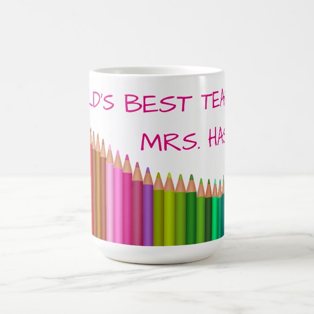 Mug Meilleur enseignant du monde (Centre)