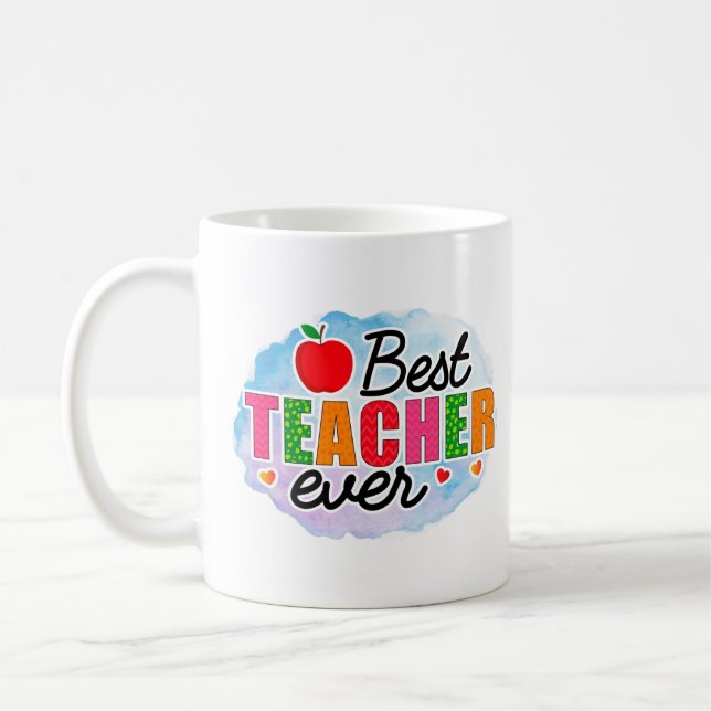 Mug Meilleur enseignant jamais (Gauche)