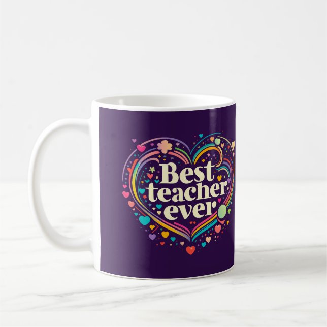 Mug Meilleur enseignant jamais (Gauche)