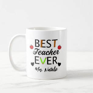 Mug Meilleur enseignant jamais - Professeur personnali
