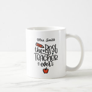 Mug Meilleur enseignant personnalisé
