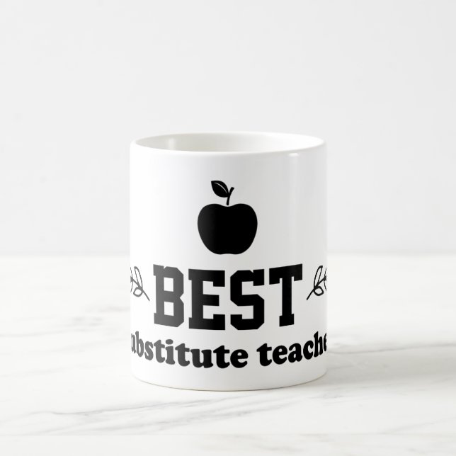 Mug Meilleur enseignant remplaçant (Centre)