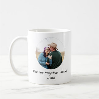 Mug Meilleur Ensemble Personnalisé Année Photo Couple