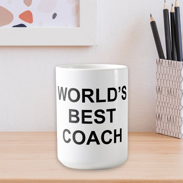 Mug Meilleur entraîneur du monde (Créateur téléchargé)